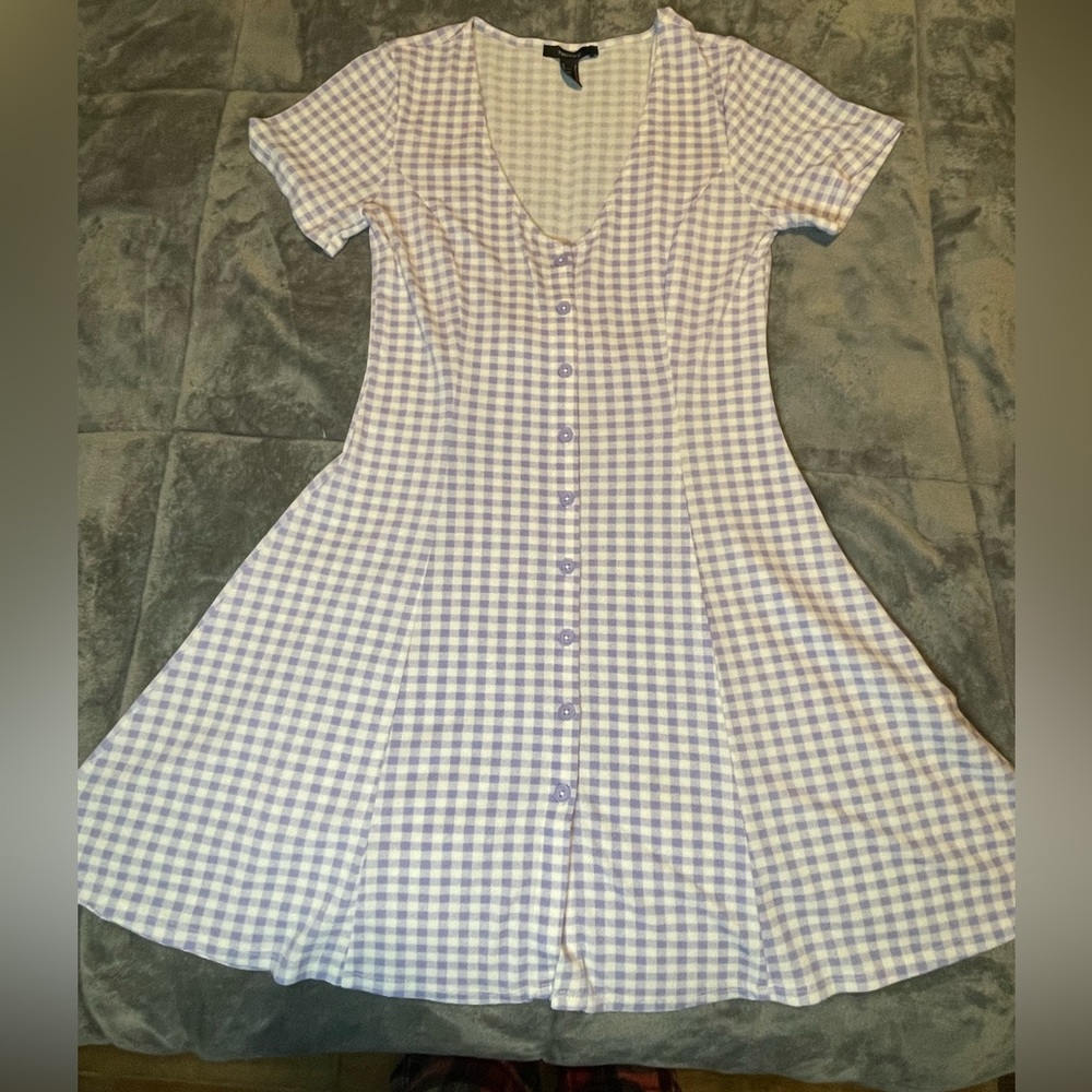 Forever 21, Lavender Plaid Dress